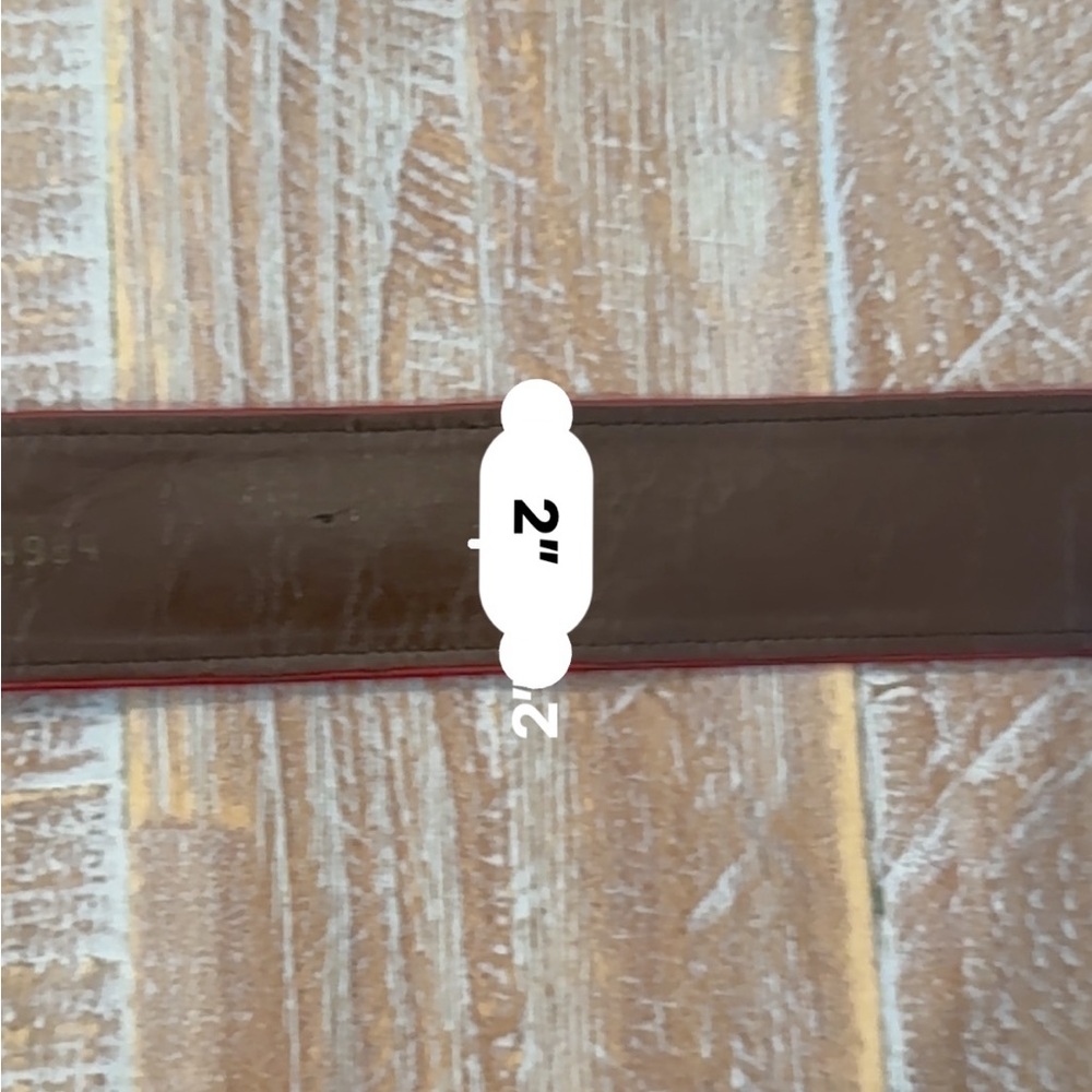 Vintage YSL Leather belt size medium - Picture 9 of 11